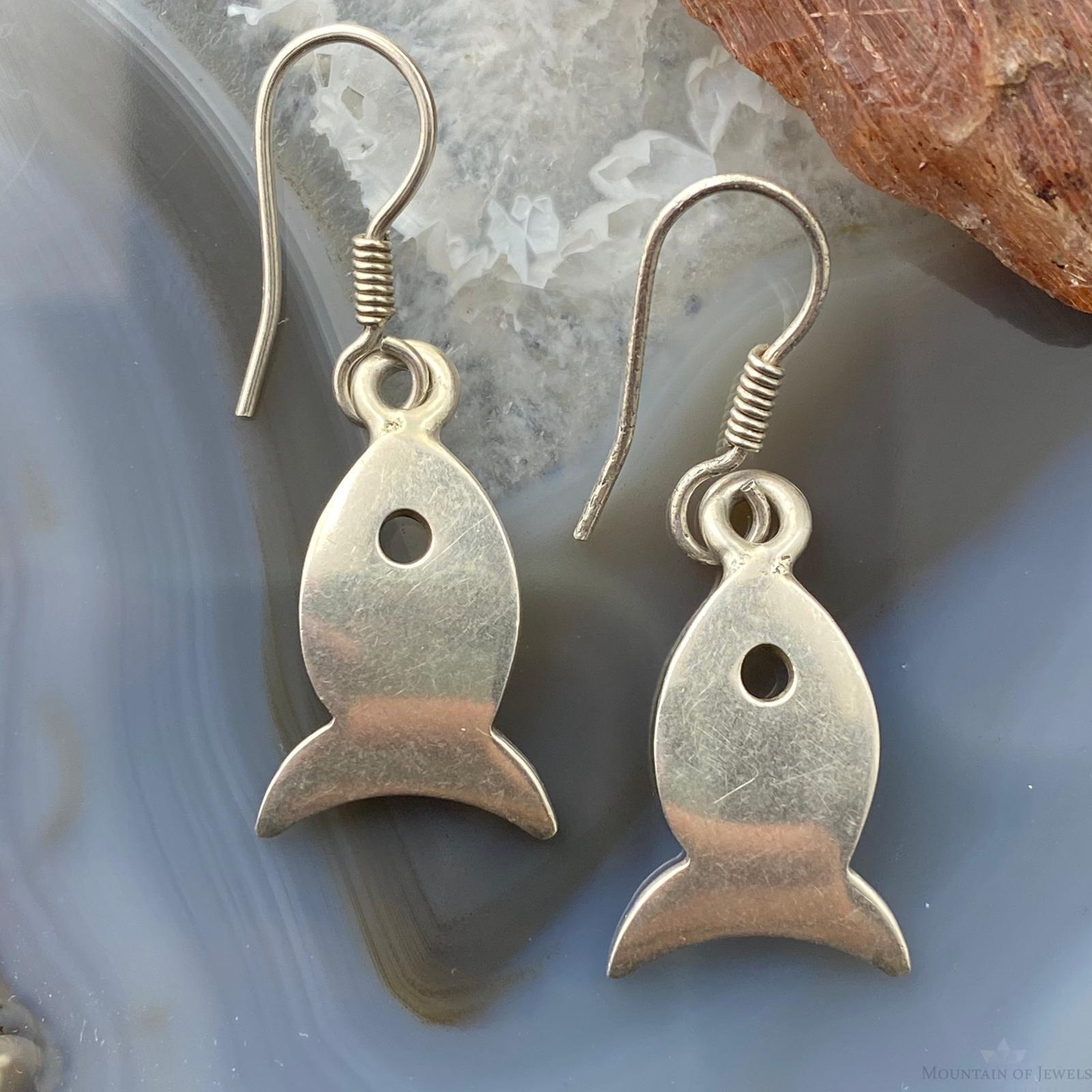 Silver Fish Dangle Earrings For Women | eBay