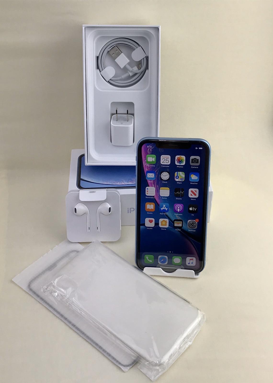 Apple iPhone XR - 64GB - Blue (Unlocked) A1984 (CDMA + GSM) for sale