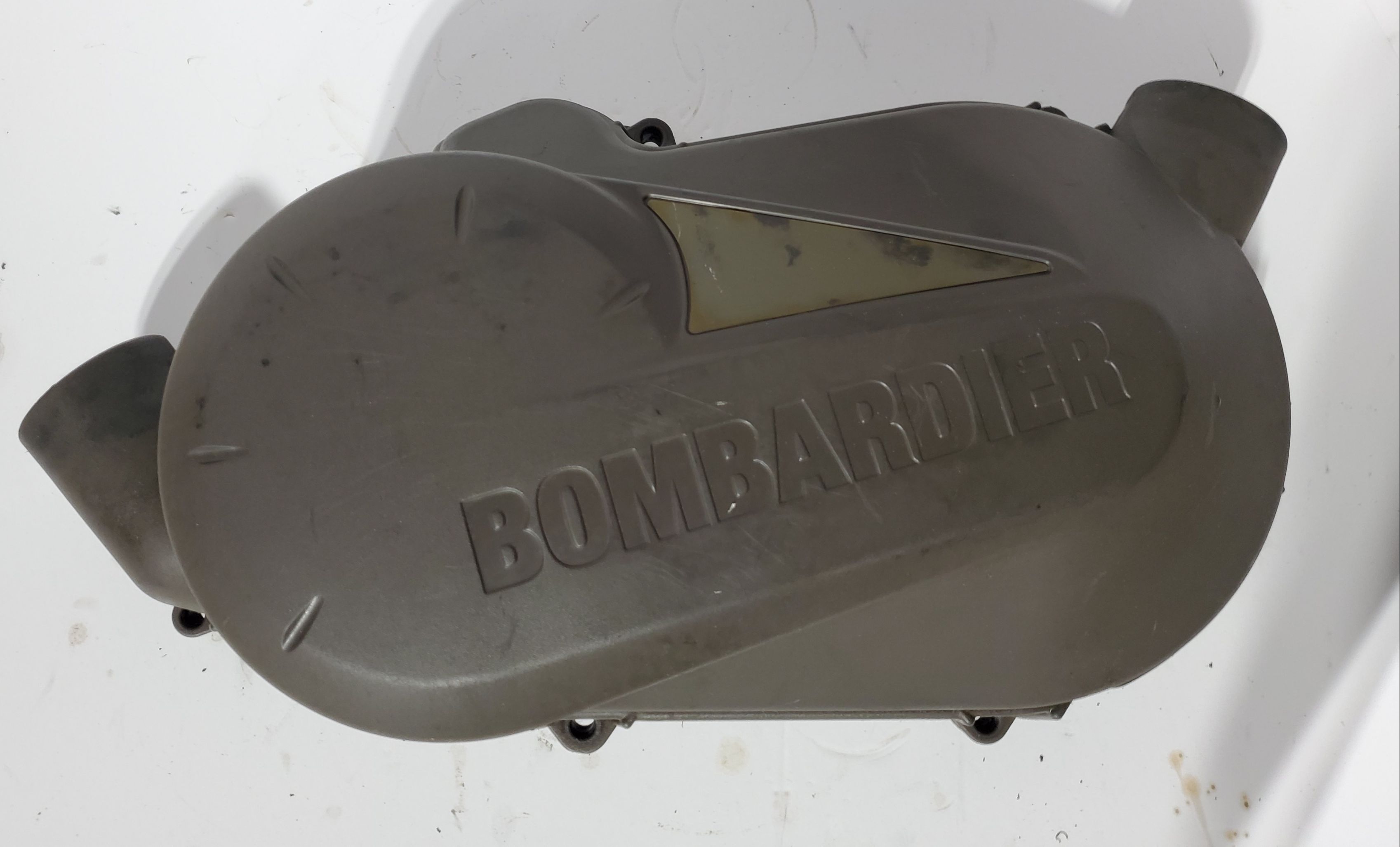 Can Am Belt Box Cover 7 Hole CVT Rotax Bombardier Grey eBay