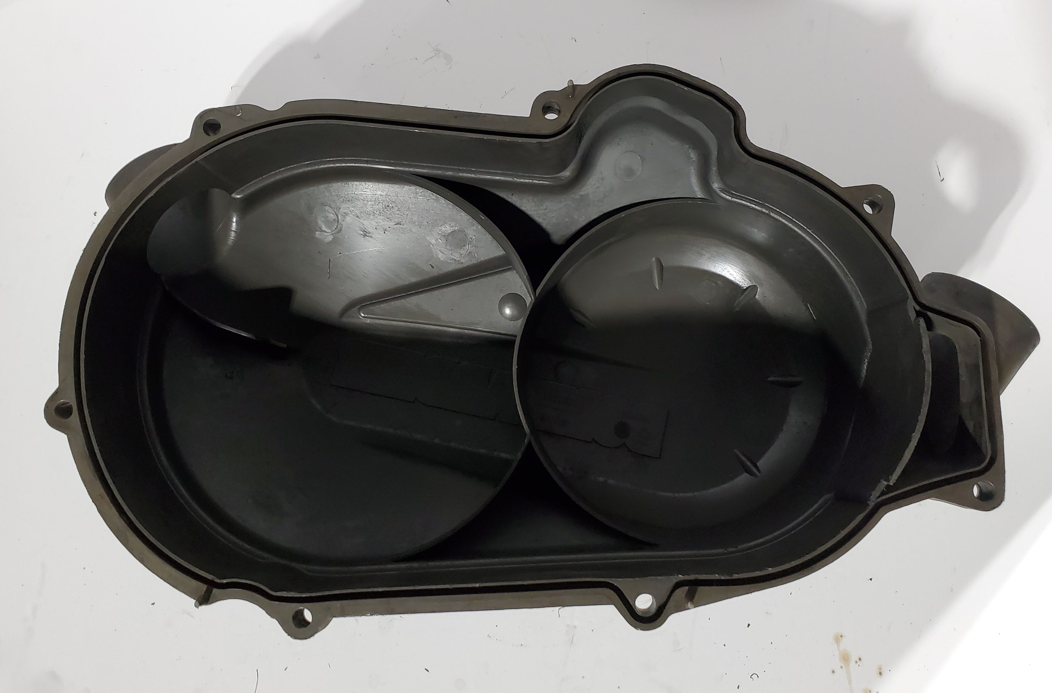 Can Am Belt Box Cover 7 Hole CVT Rotax Bombardier Grey eBay