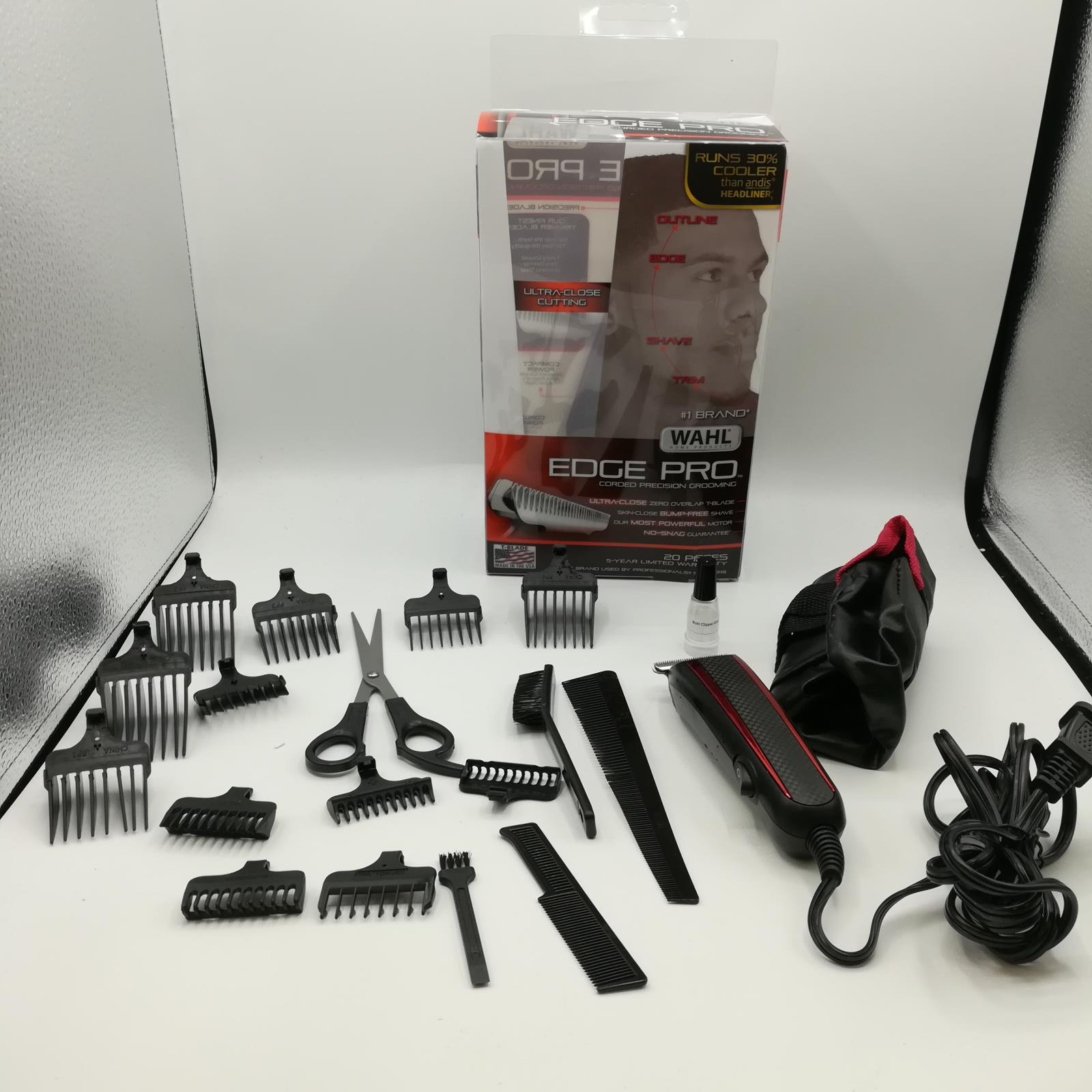 Wahl Edge Pro Trimmer ,Shaver Corded Hair Clipper, TBlade Kit ,9686