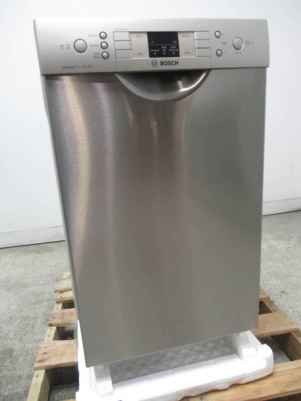 Bosch 300 Series 18" 46dBA AquaStop Plus BuiltInDishwasher SPE53U55UC