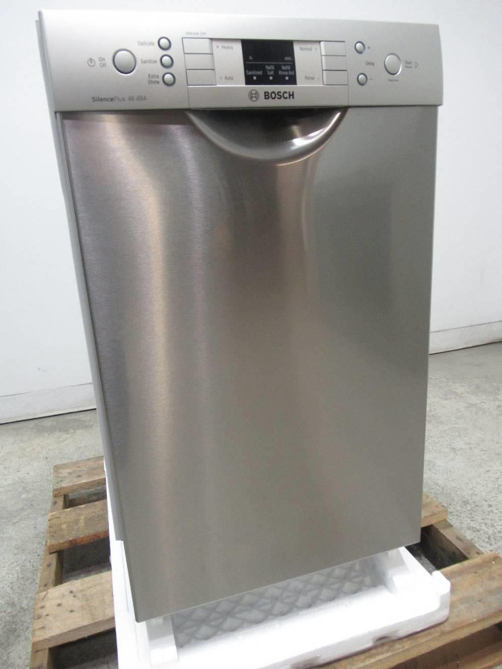 Bosch 300 Series 18" SS 46dBA AquaStop Plus BuiltInDishwasher