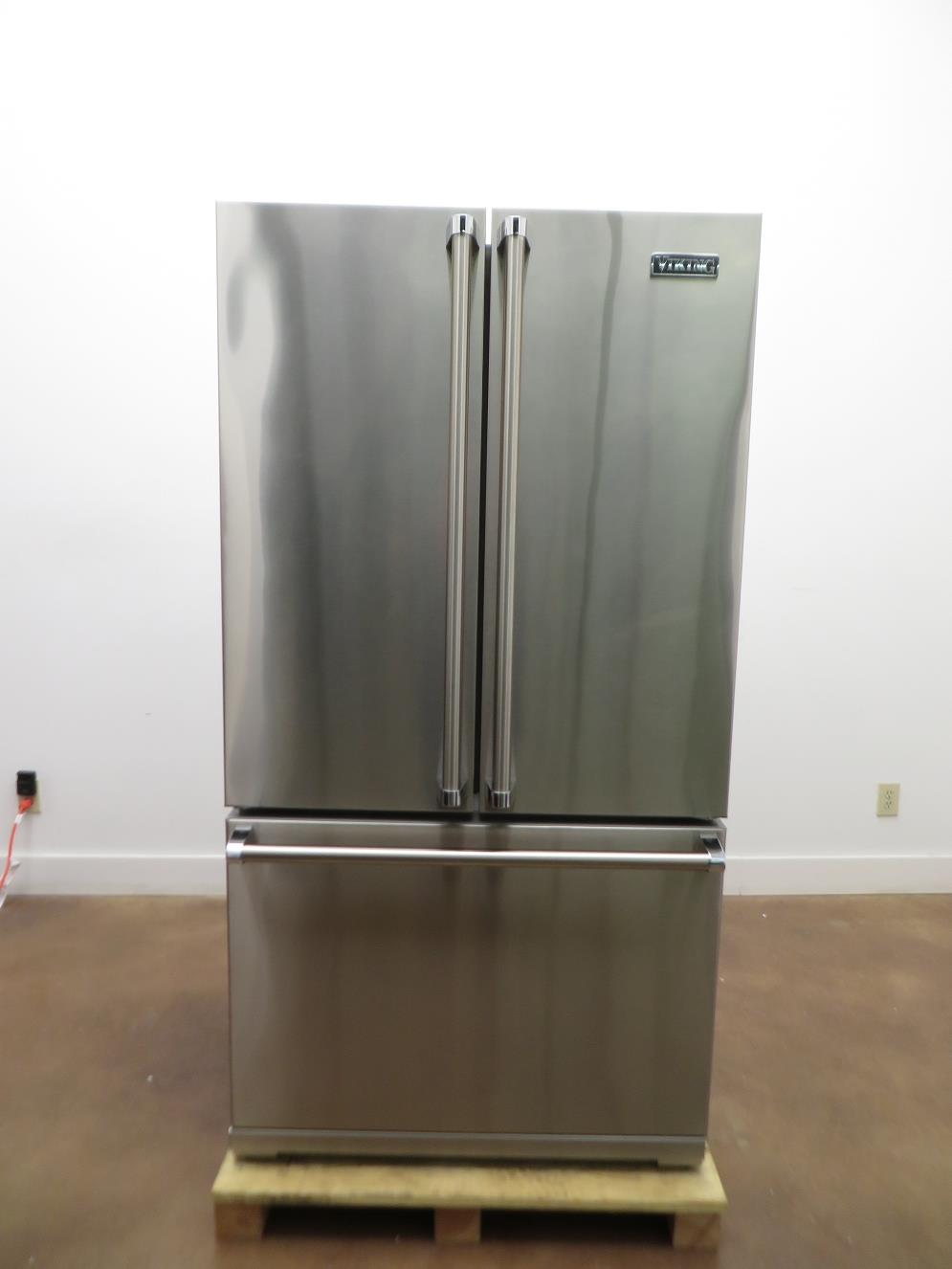 Viking 3 Serie 36" Counter Depth French Door Refrigerator RVRF3361SS eBay