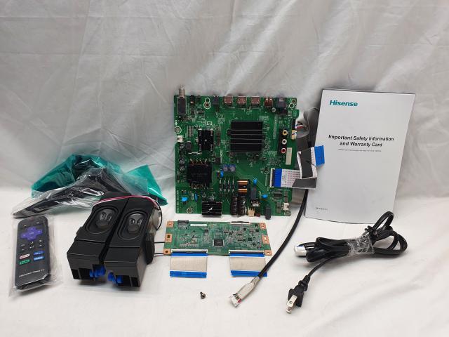 50" HISENSE 50R6E3 TV PARTS REPAIR INTERNAL BOARDS W/CABLES SPEAKERS