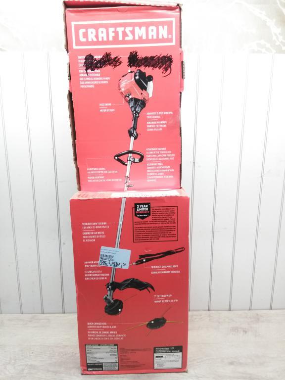 USED CRAFTSMAN WS410 30-CC 4-CYCLE 17-IN STRAIGHT SHAFT GAS STRING