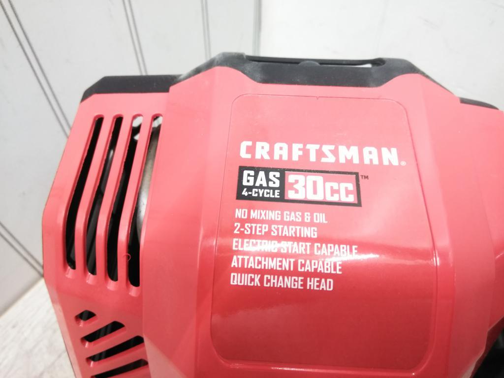 USED CRAFTSMAN WS410 30-CC 4-CYCLE 17-IN STRAIGHT SHAFT GAS STRING