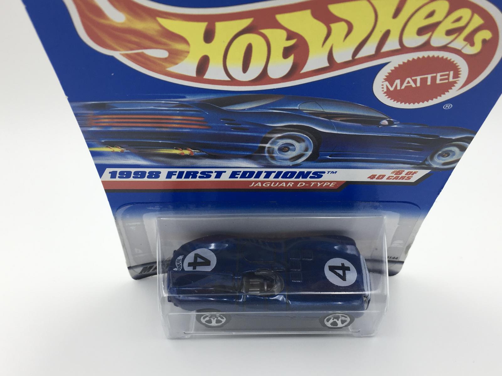 Hot Wheels Mattel 1998 First Editions Jaguar D-Type Collector #638 6/40 ...