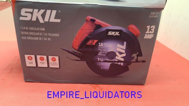 USED KOBALT 24V MULTI TOOL W/ BATTERY KB424 03 & SKIL 13 AMP 7.25