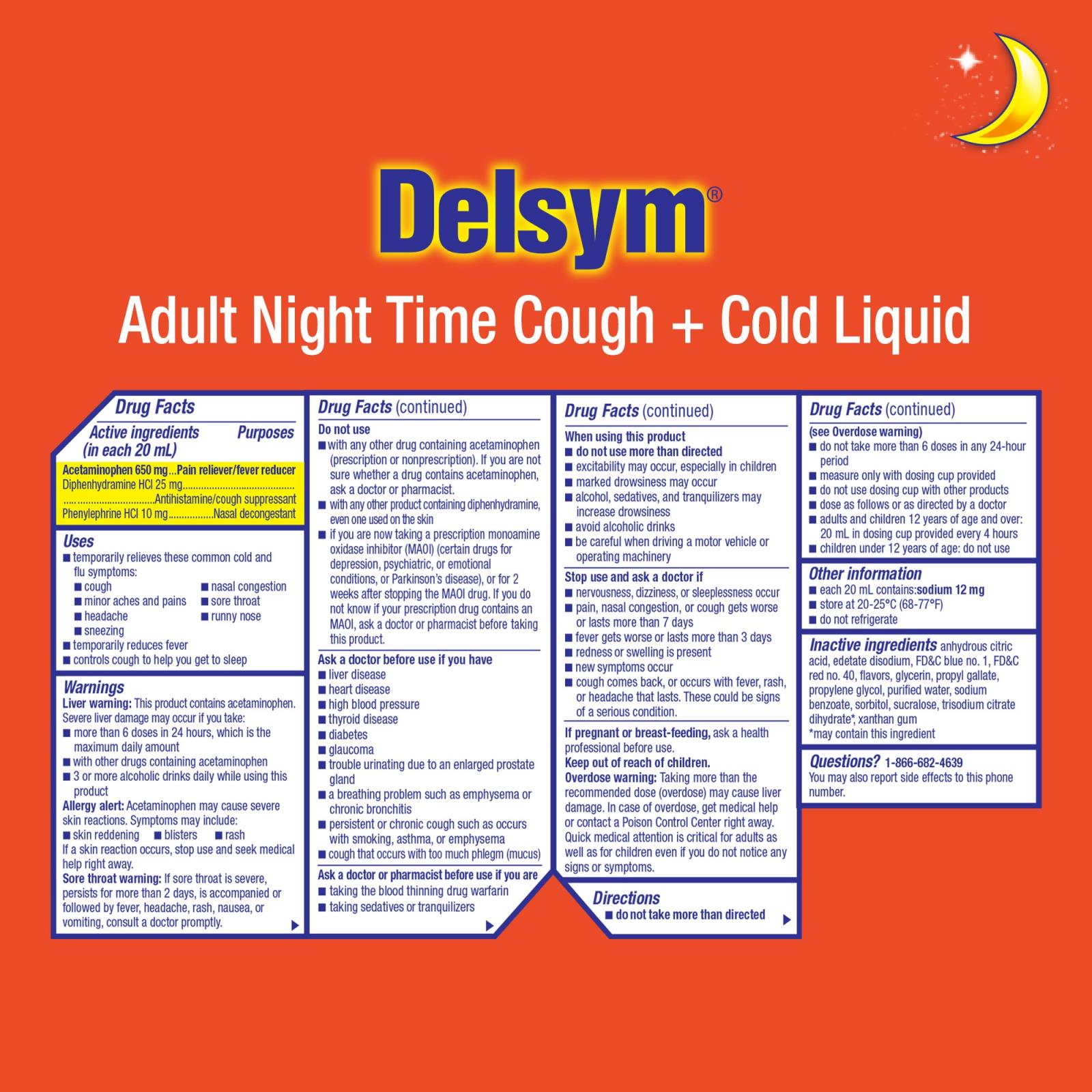 Delsym Dosing Chart