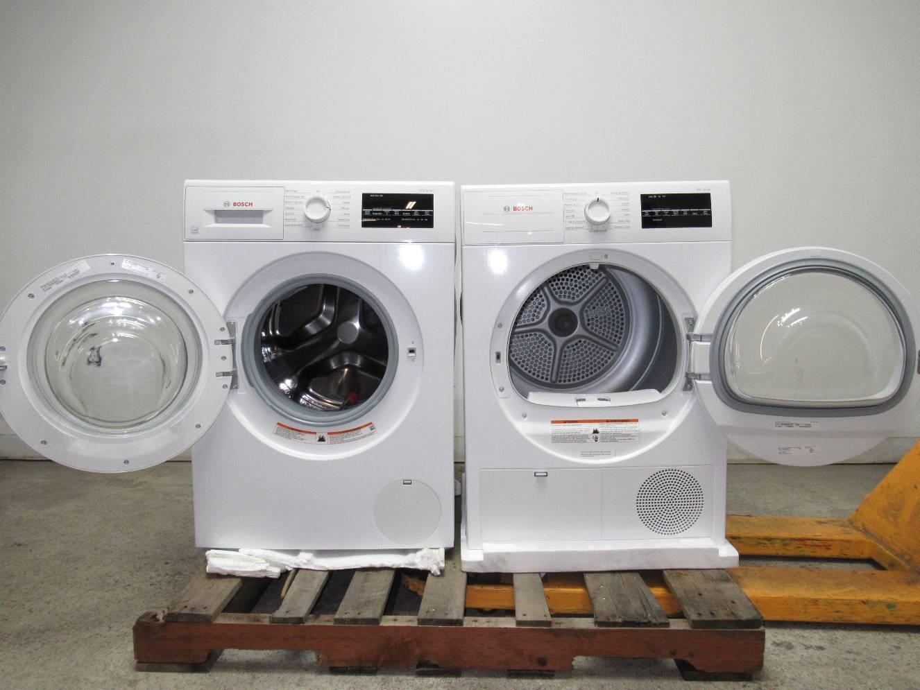Bosch 300 Series Front Load Washer & Ventless Dryer set WAT28400UC