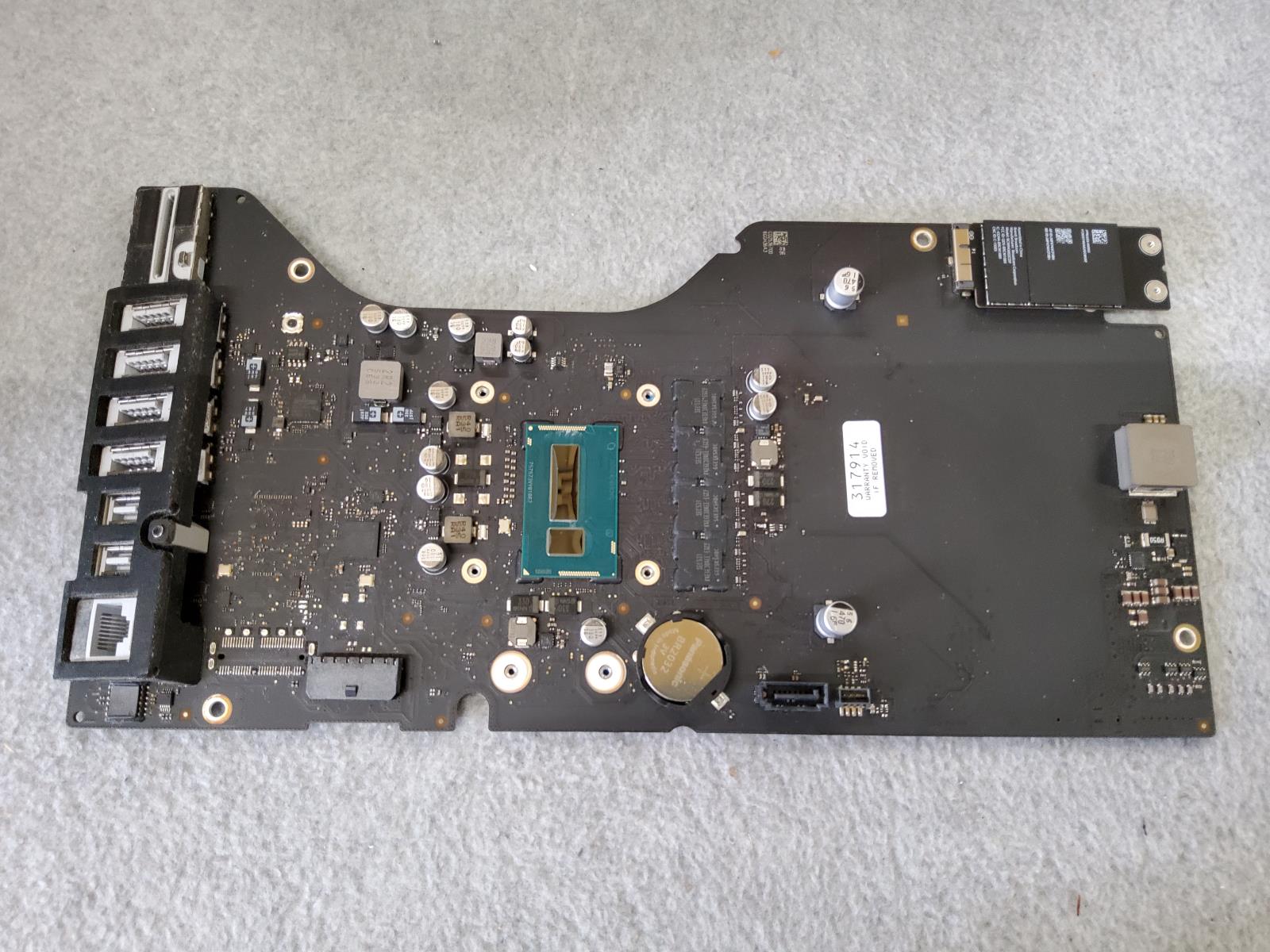 Apple iMac Late 2015 Intel Core i55250U 1.60Ghz Motherboard 661