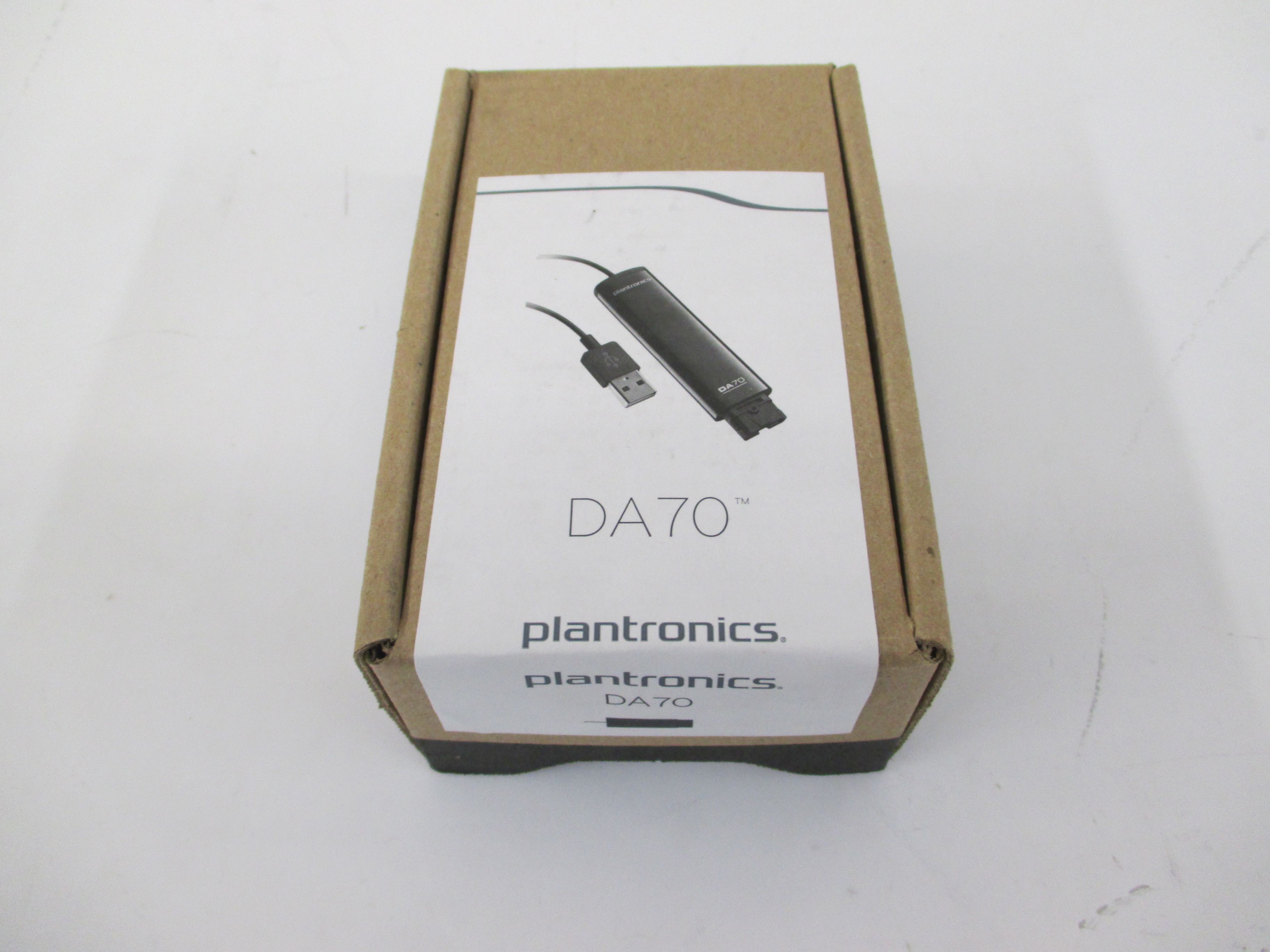 Plantronics da70 usb адаптер для подключения профессиональной гарнитуры к пк pl da70