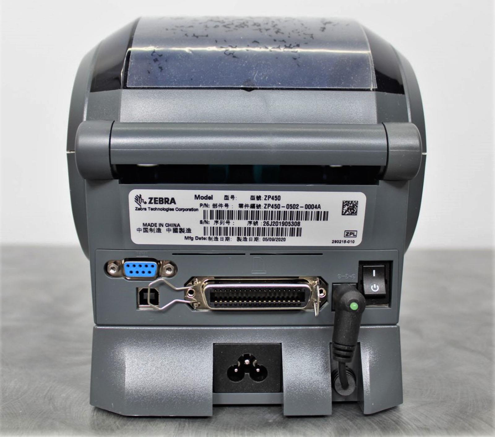 Zebra Zp450 Ctp Thermal Label Printer New In Box Zp450 0502 0004a With Warranty Ebay 8805