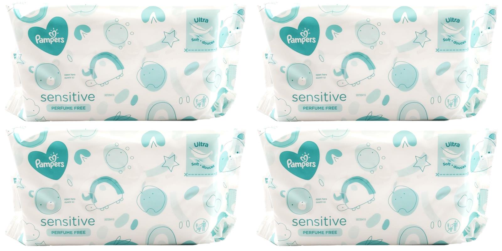 pampers 72 count wipes