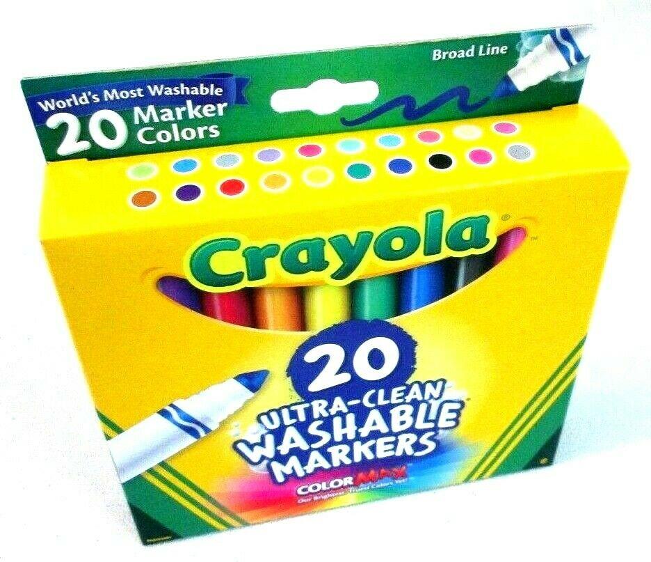 Crayola Marker Mega Pack - 48 Broad + 8 Gel + 8 Window Markers (Washable!)