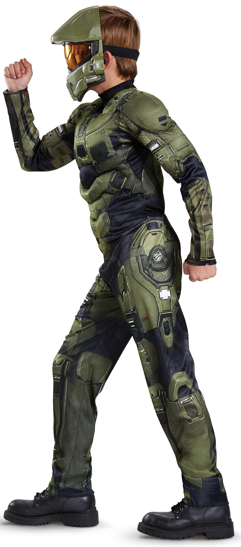 Halo Boys Master Chief Costume & Covenant Needler Cosplay Dress-Up ...
