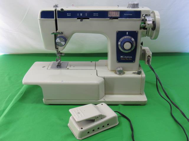 Portable Vintage Brother Wizard Citation Sewing Machine