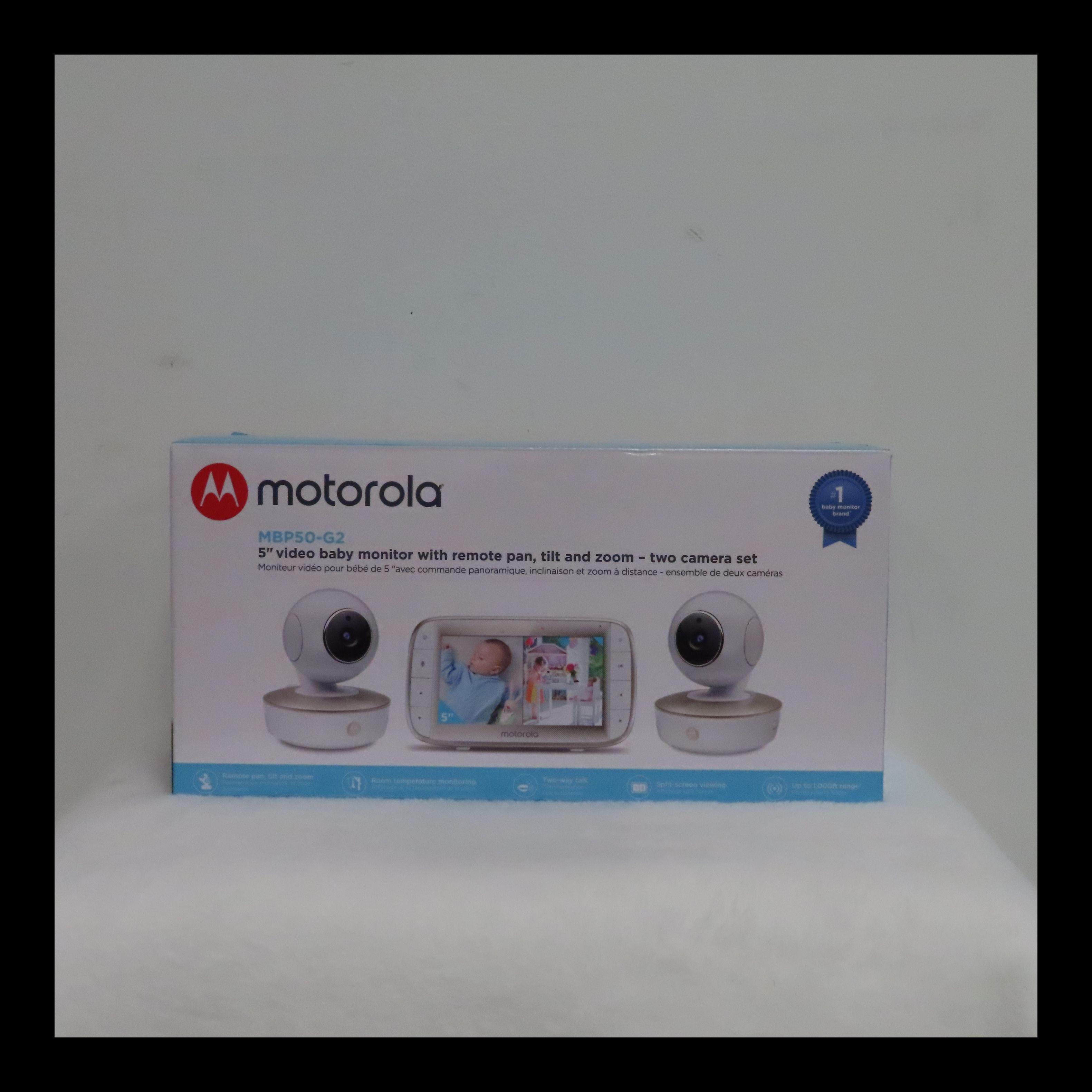 Motorola Mbp50g2 5 Inch Portable Video Baby Monitor 2 Cameras New Ebay