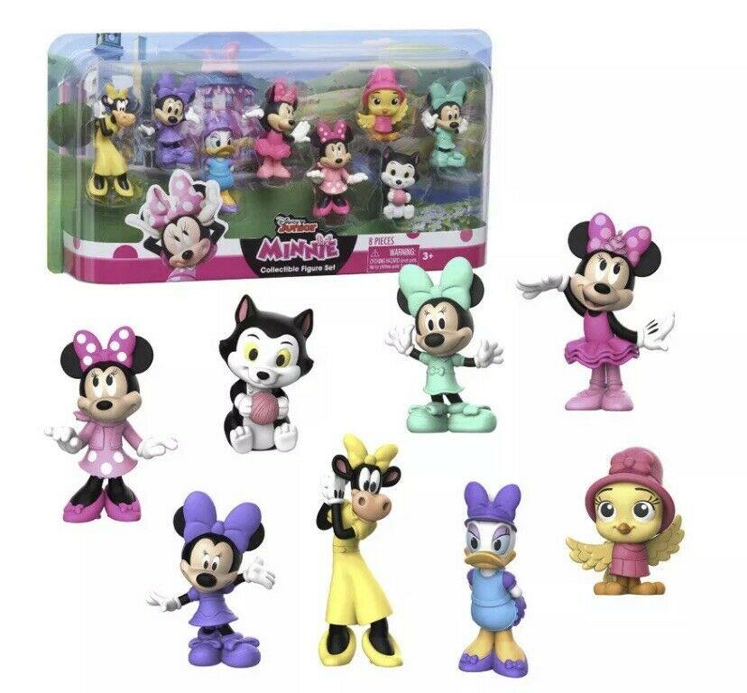 Disney Junior Minnie Mouse 8 Piece Collectible Figure Toy Set NEW | eBay