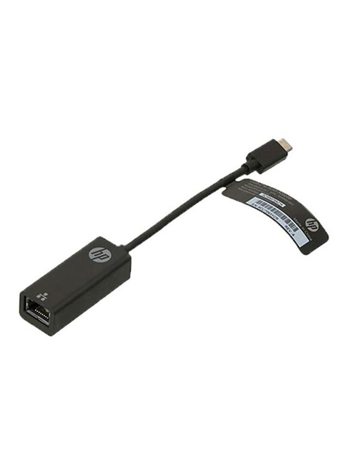 (Lot of 2) HP USB-C to Gigabit RJ45 Ethernet Adapter / 829834-001 - VGC ...