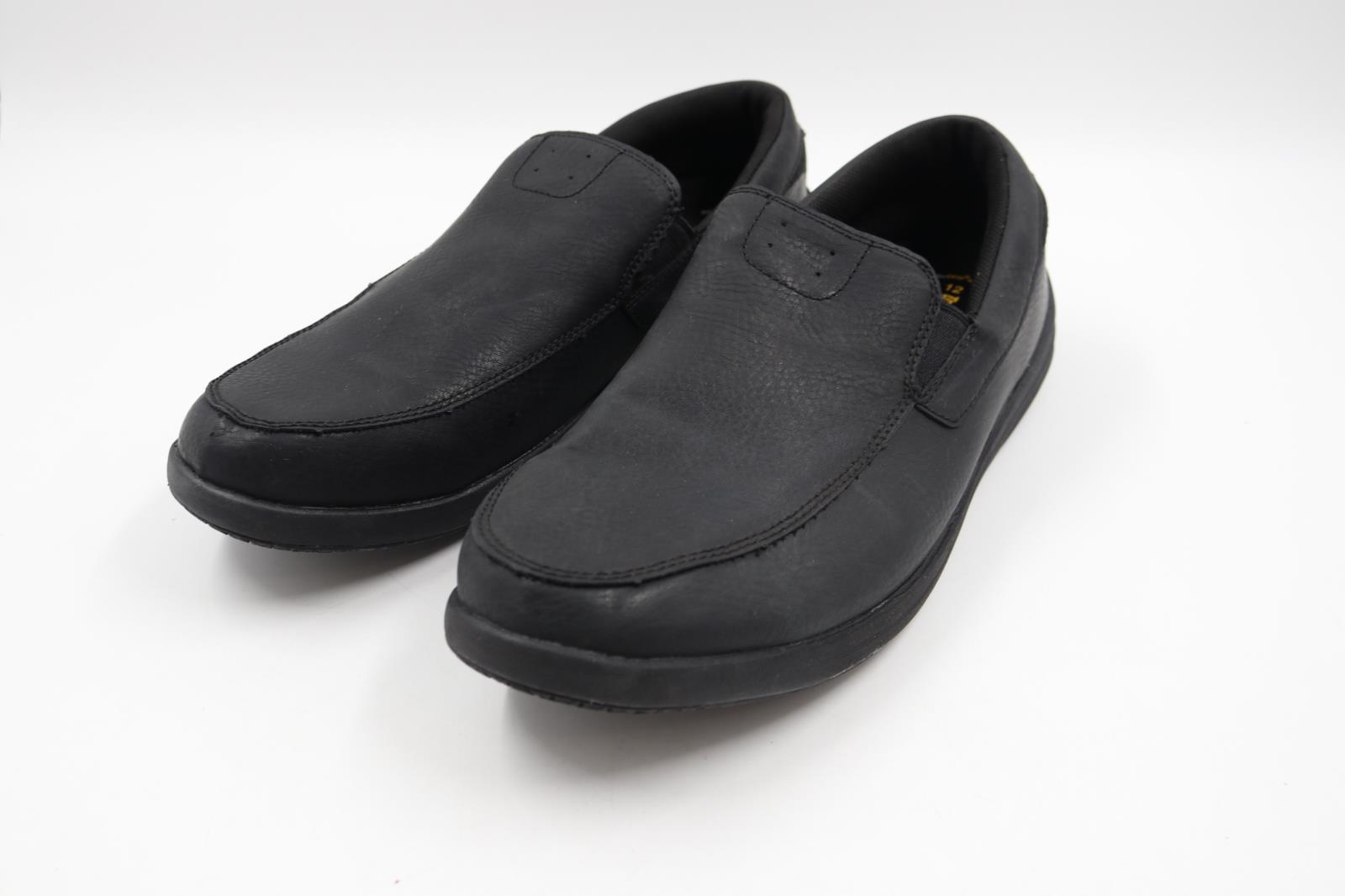 TredSafe Black Manon II Slip-On Work Shoes Men's 12 Slip Oil Resistant ...