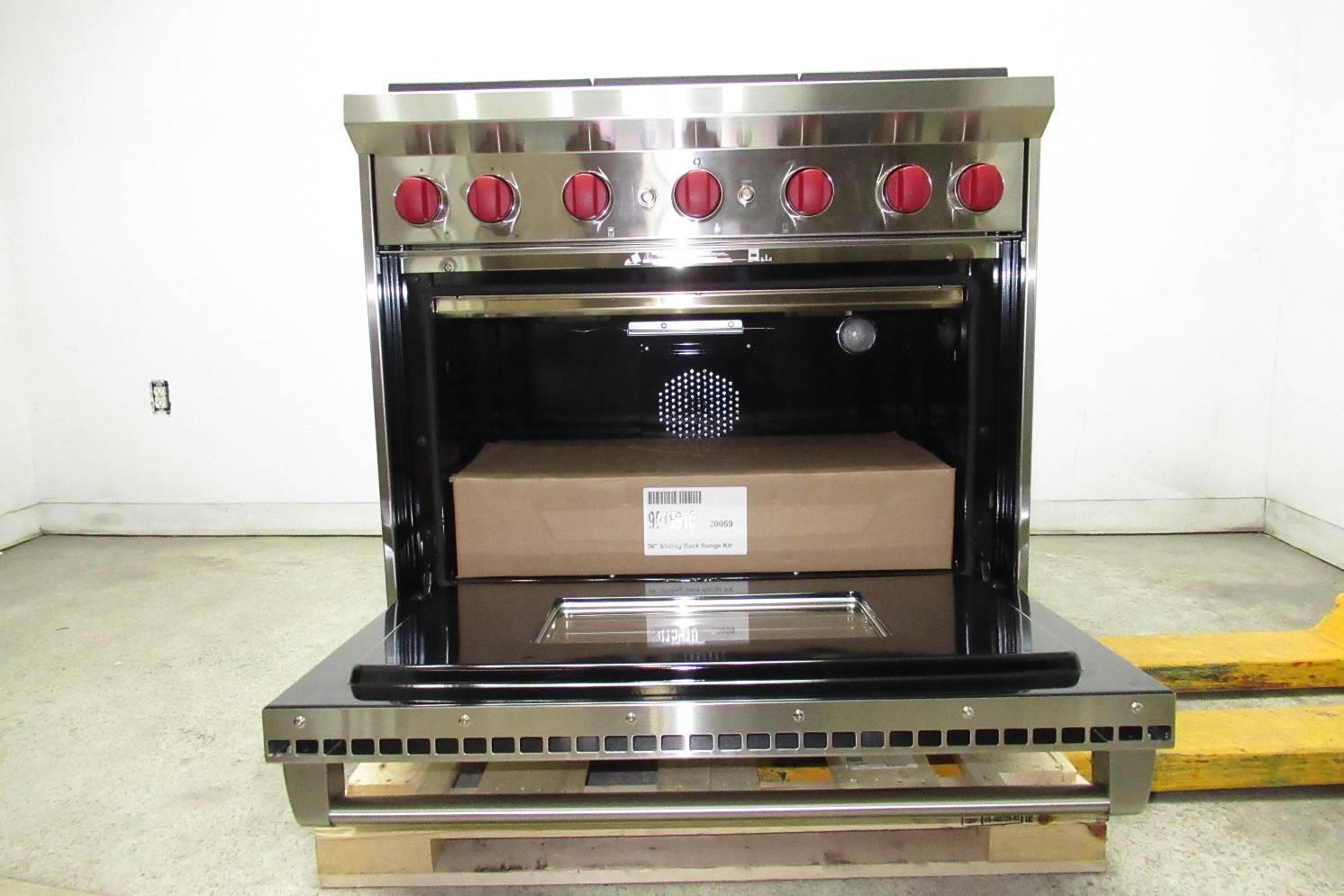 Wolf 36" SS 5.5 cu. ft. 6 DualStacked Sealed Burners ProStyle Gas