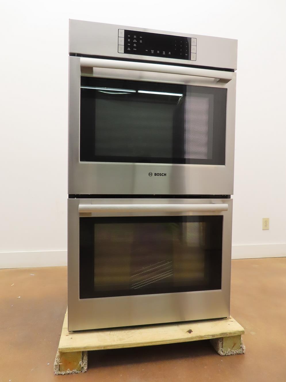 Bosch 800 Series 30" Double Electric Convection Wall Oven HBL8651UC