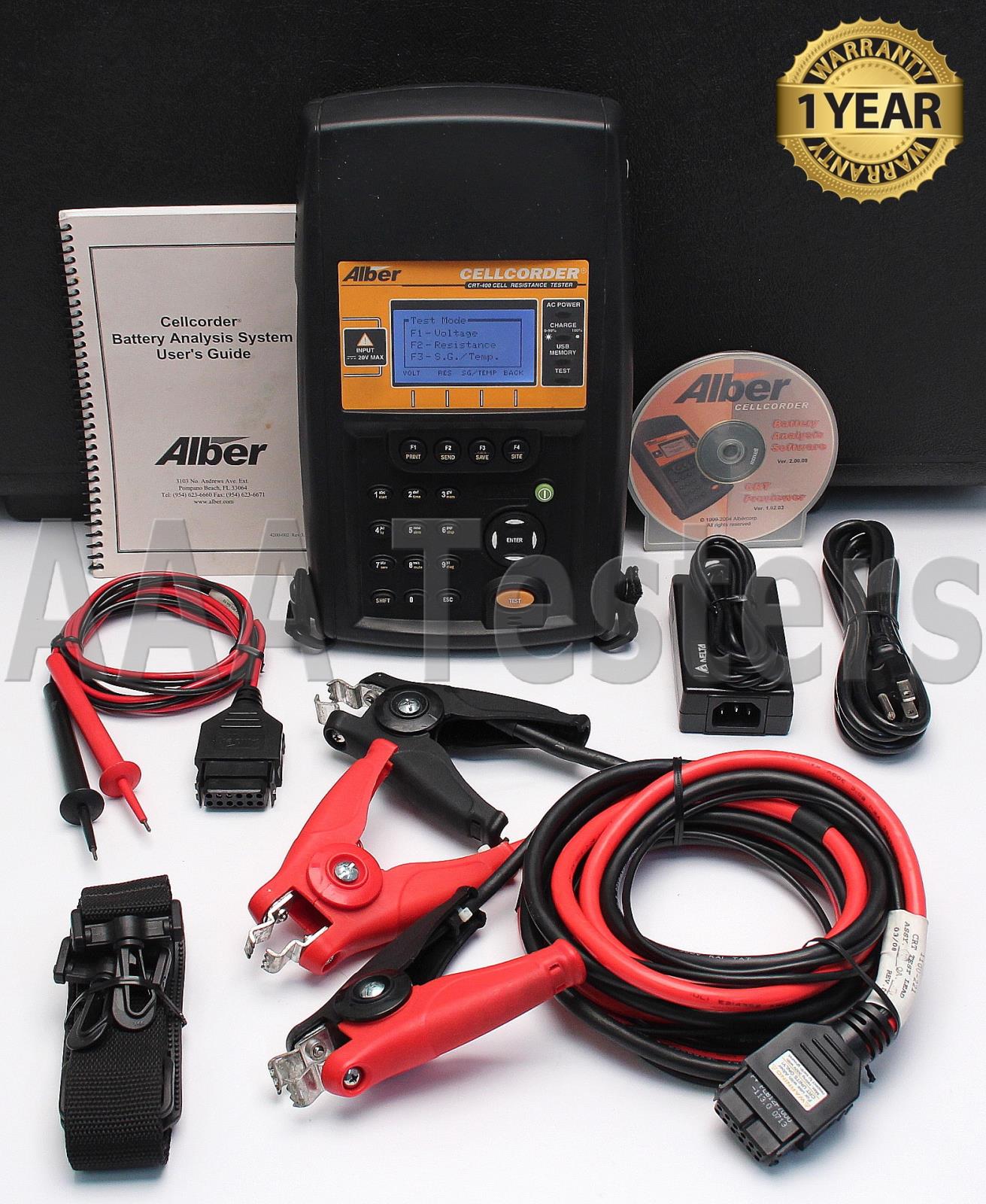 Alber Cellcorder CRT-400 Handheld Cell Voltage Resistance Tester CRT400