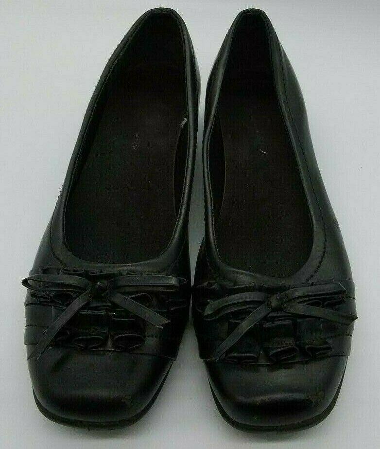 womens black casual slip ons