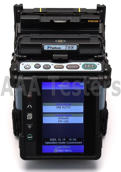 Fujikura 70S SM MM Core Alignment Fiber Fusion Splicer w/ CT-30