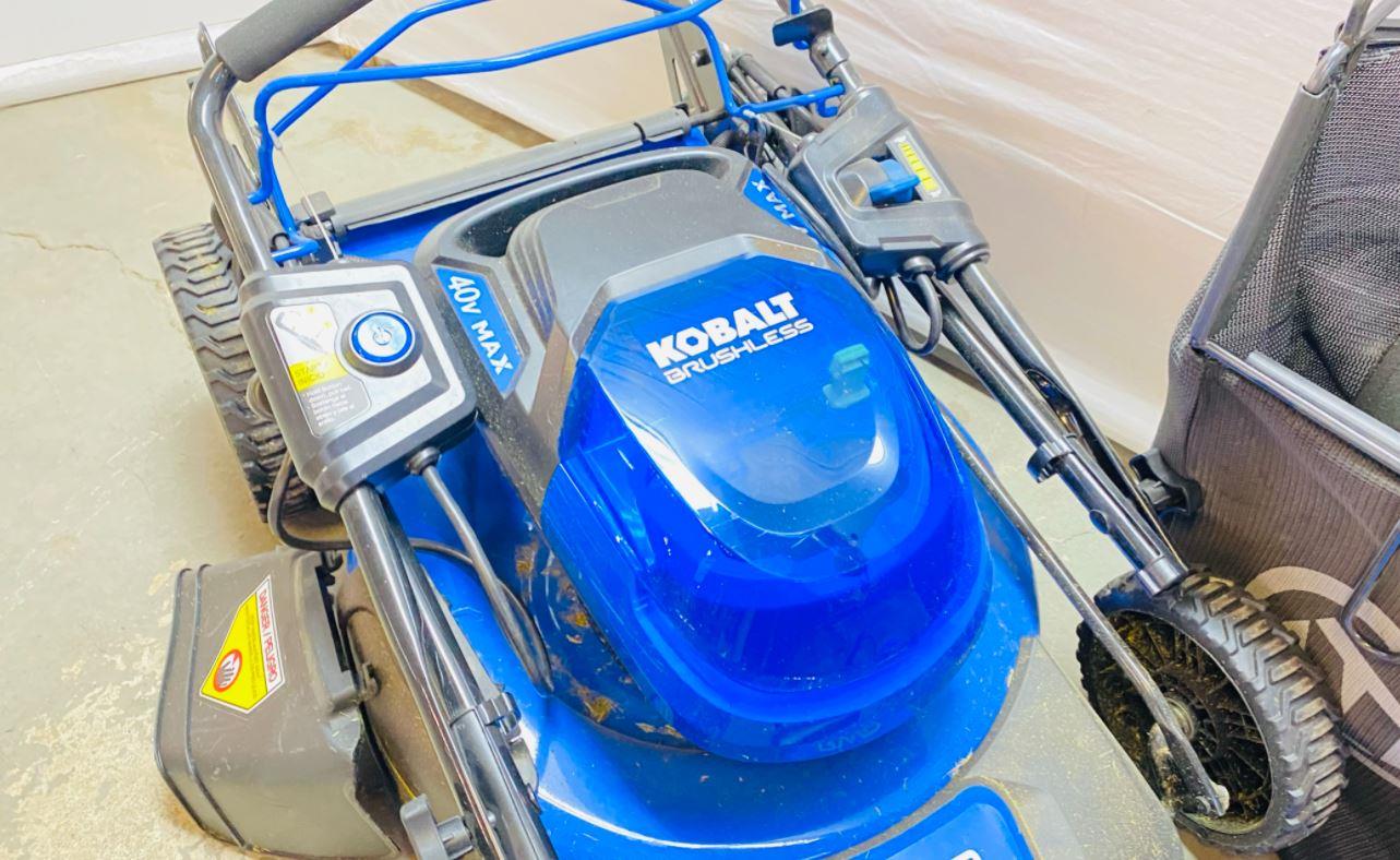 🌿 KOBALT 40v MAX BRUSHLESS 20" SELF PROPELLED CORDLESS LAWN MOWER KMP