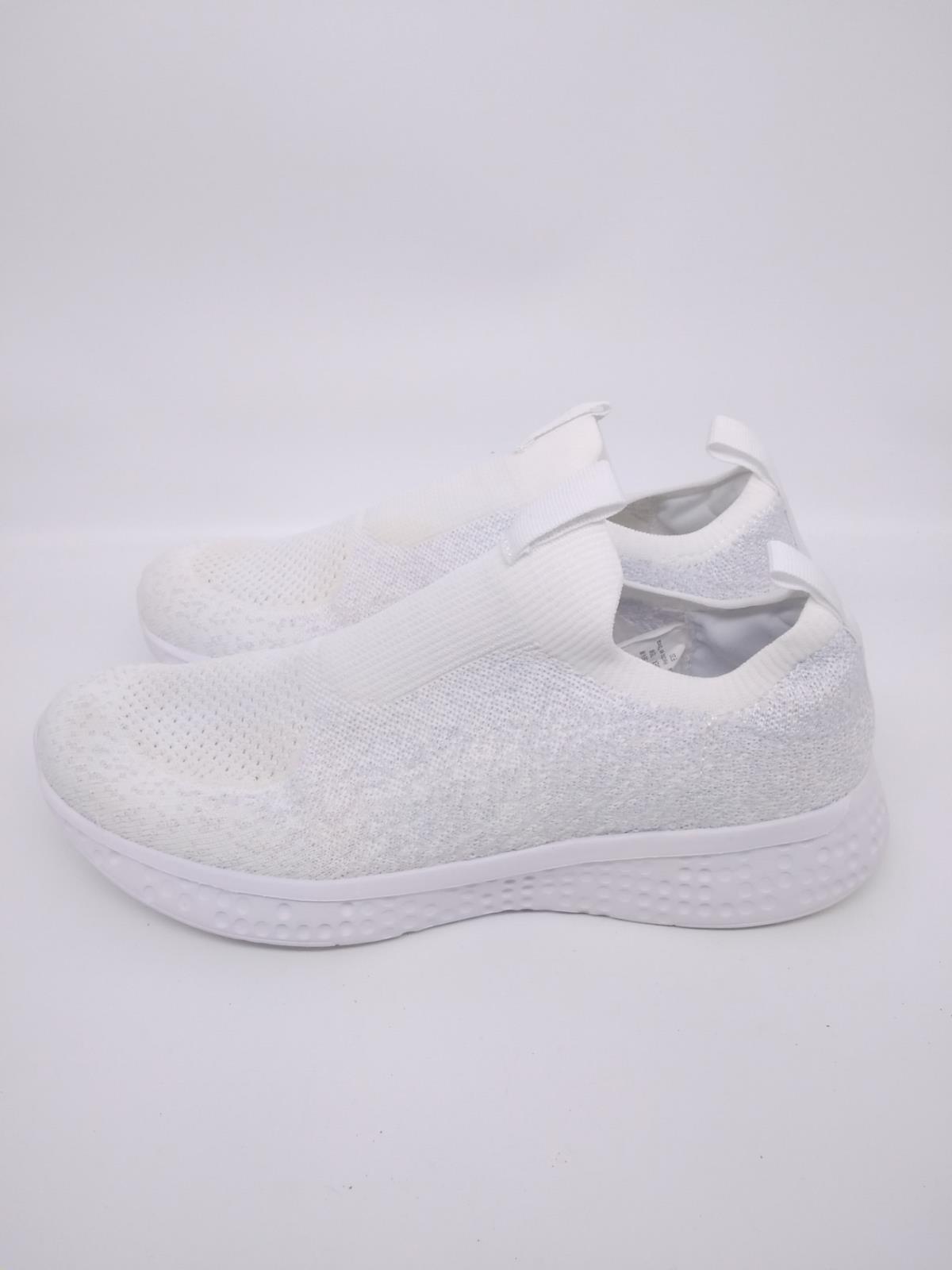Avia Unisex Kids White Memory Foam Slip On Sneaker Athletic Shoes Size ...