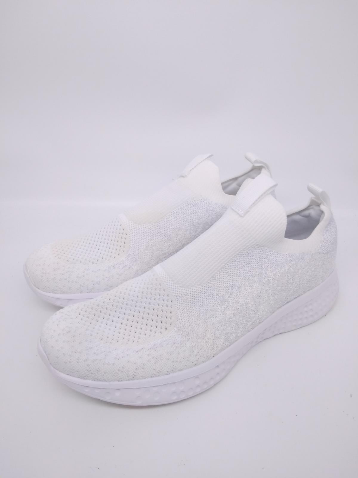 Avia Unisex Kids White Memory Foam Slip On Sneaker Athletic Shoes Size ...