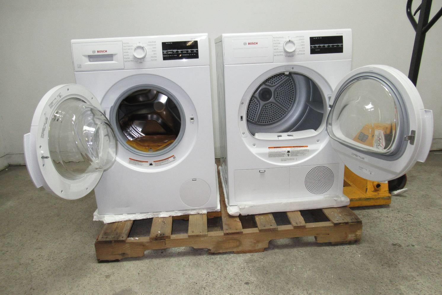Bosch 300 Series Front Load Washer & Ventless Dryer set WAT28400UC