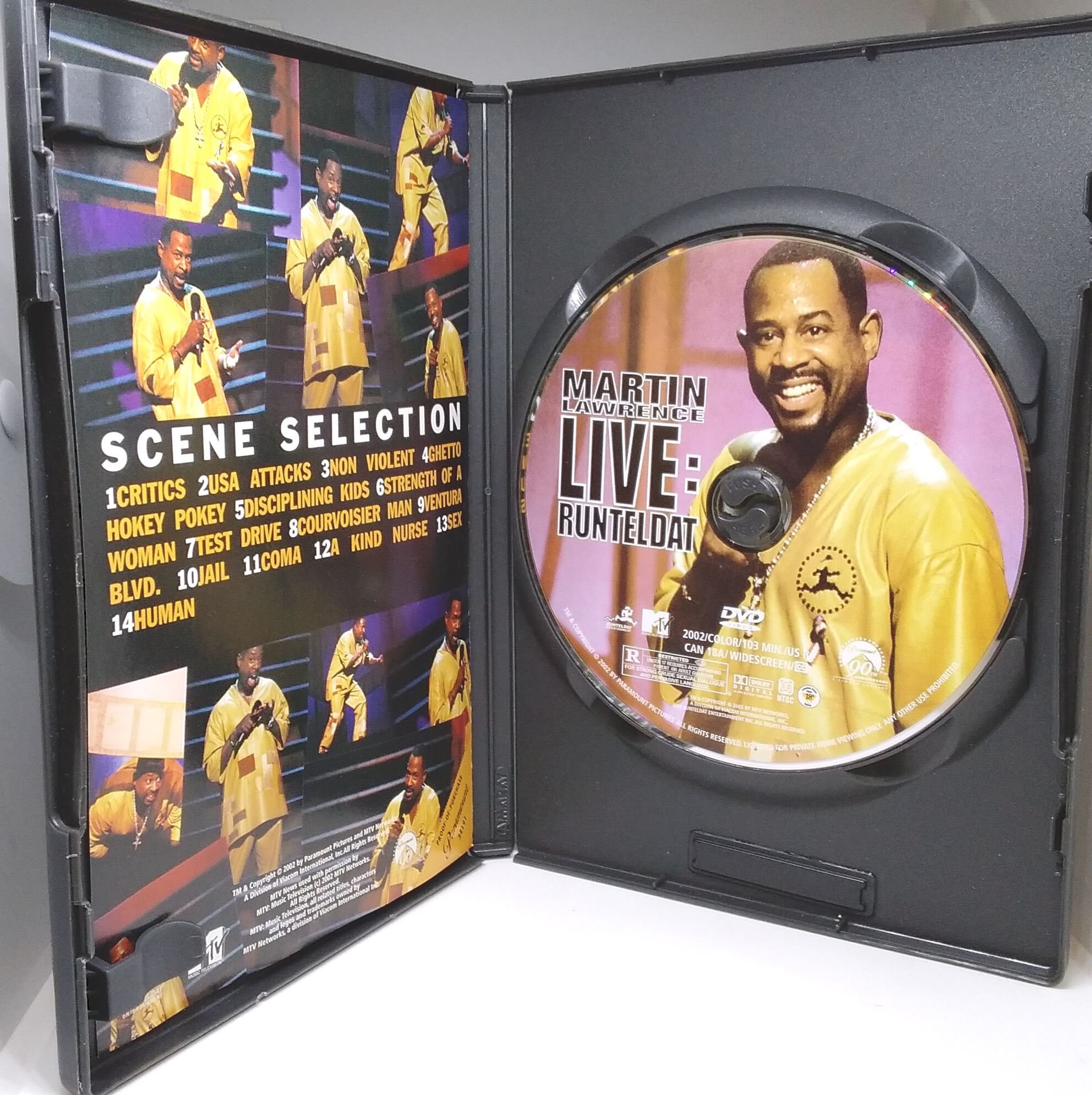 Martin Lawrence Live - Runteldat (DVD, 2003, Widescreen