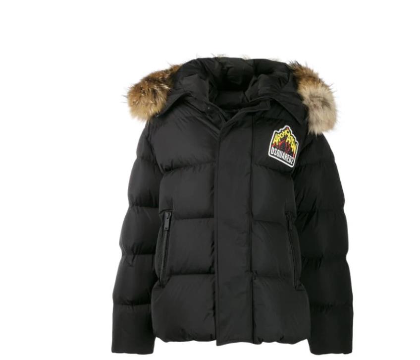 DSQUARED2 MEN'S HOODED LOGO DOWN PARKA COAT JACKET 44 XS NEW $2000