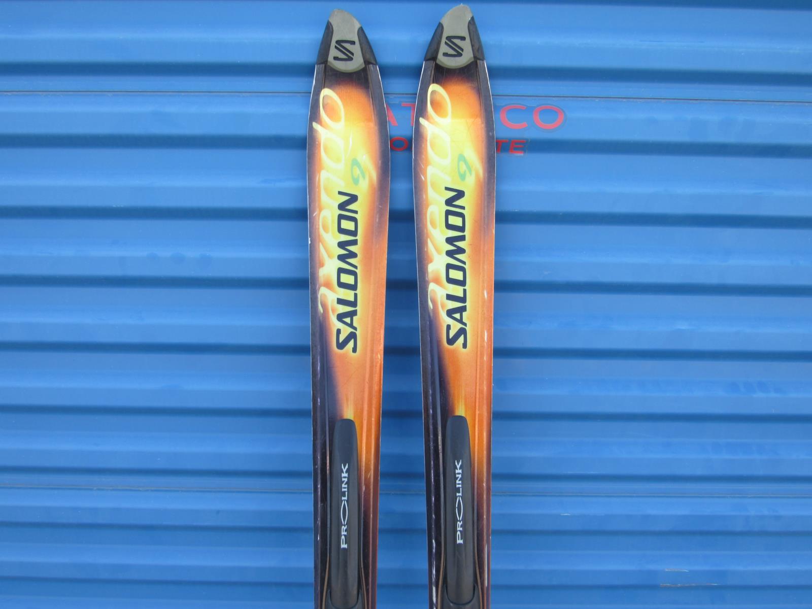 salomon axendo 9 prolink skis Salomon Axendo 9 Adult Skis Oversized w/ Salomon Pulse Bindings DR90