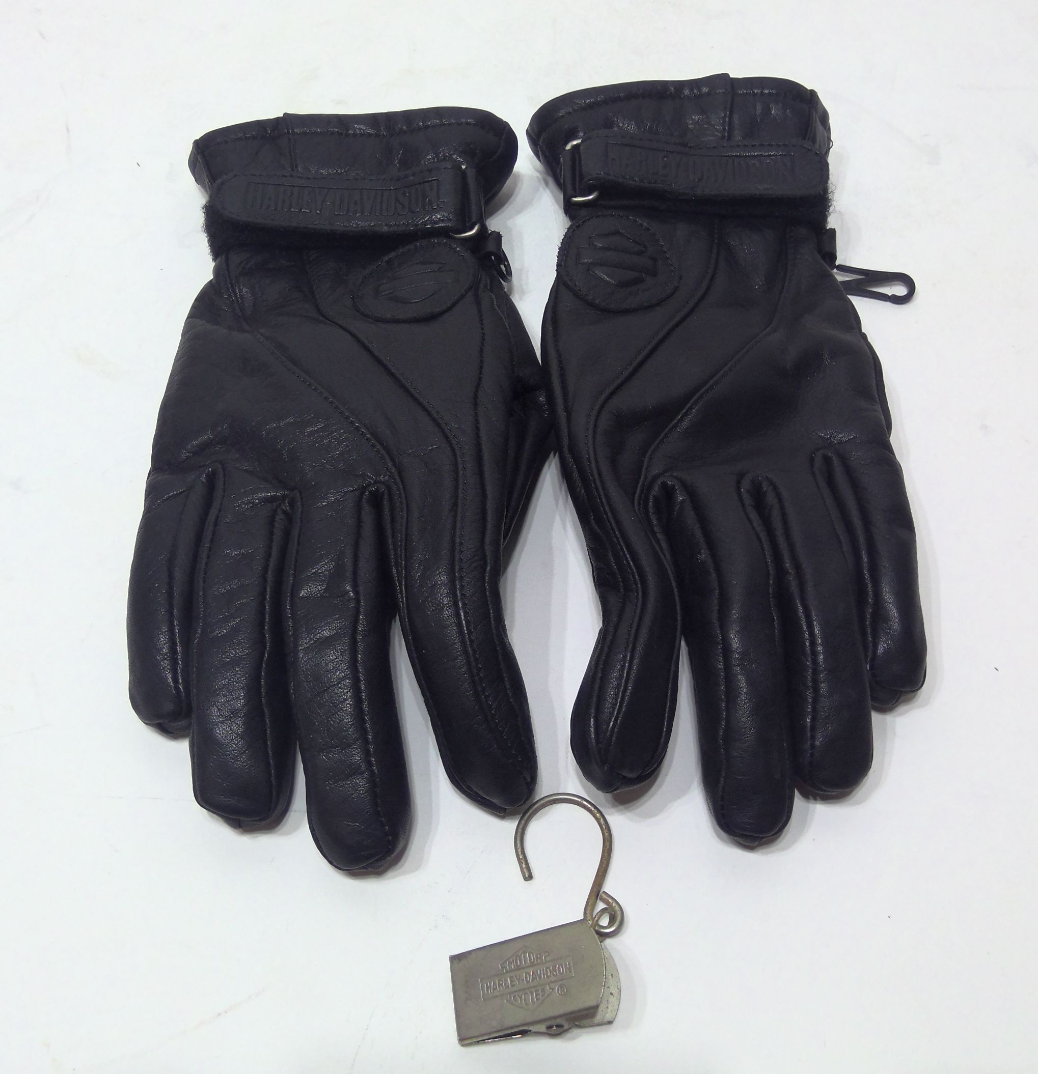Womans Harley-Davidson Leather Gloves With Clip GORE-TEX Medium