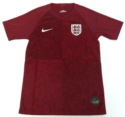 England Youth Soccer Jersey Nike Breath Unisex Away Football Shirt Red - New