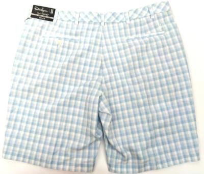 Pantalones cortos de golf Walter Hagen para hombre 11 Major Brush Stroke deportivos a cuadros - Imagen 6 de 6