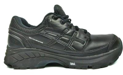 Asics Women's Walking Shoes Gel Foundation Lace Up Black Onyx Silver New in Box - Bild 2 von 7