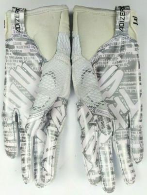 Guantes receptores Adidas para jóvenes Adizero 5 estrellas 8.0 tres rayas Life negros - Imagen 6 de 7