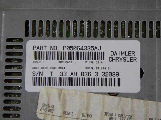 2003 2004 DODGE RAM 2500 3500 SLT OEM STEREO TAPE RADIO AM/FM (NO