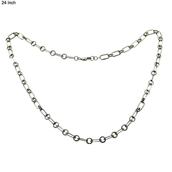 アクセサリー vintage silver925 necklace 925 Sterling Silver Vintage Swirly Lock Link Long Chain