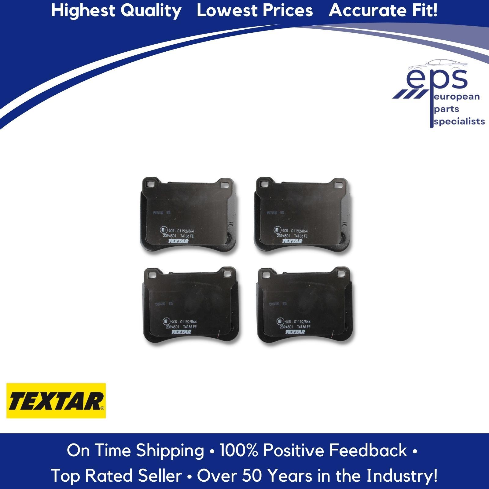 Front Brake Pad Set Select 2003-11 Mercedes C CLK SLK Textar 004 420 51 ...