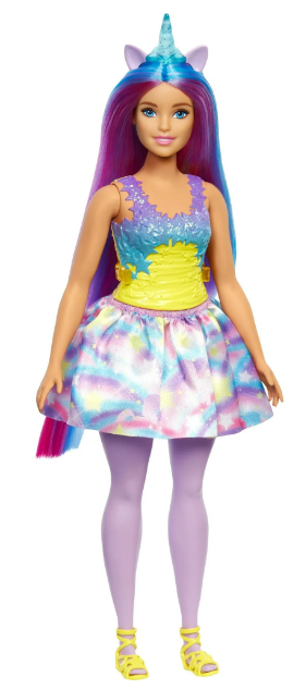 Barbie Dreamtopia Unicorn Doll with Headband & Tail - New