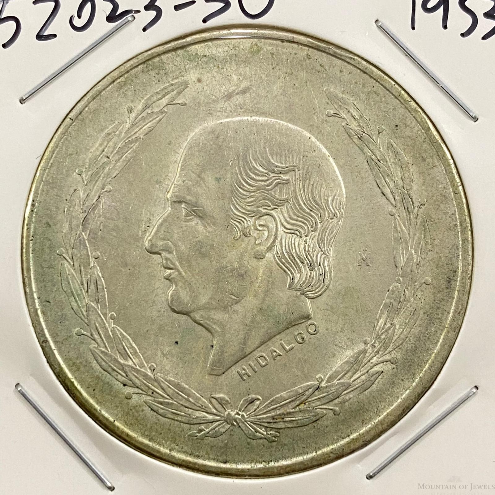 1953年 メキシコ 5ペソ イダルゴ・バイセンテニアル 1953年 メキシコ 5ペソ イダルゴ・バイセンテニアル