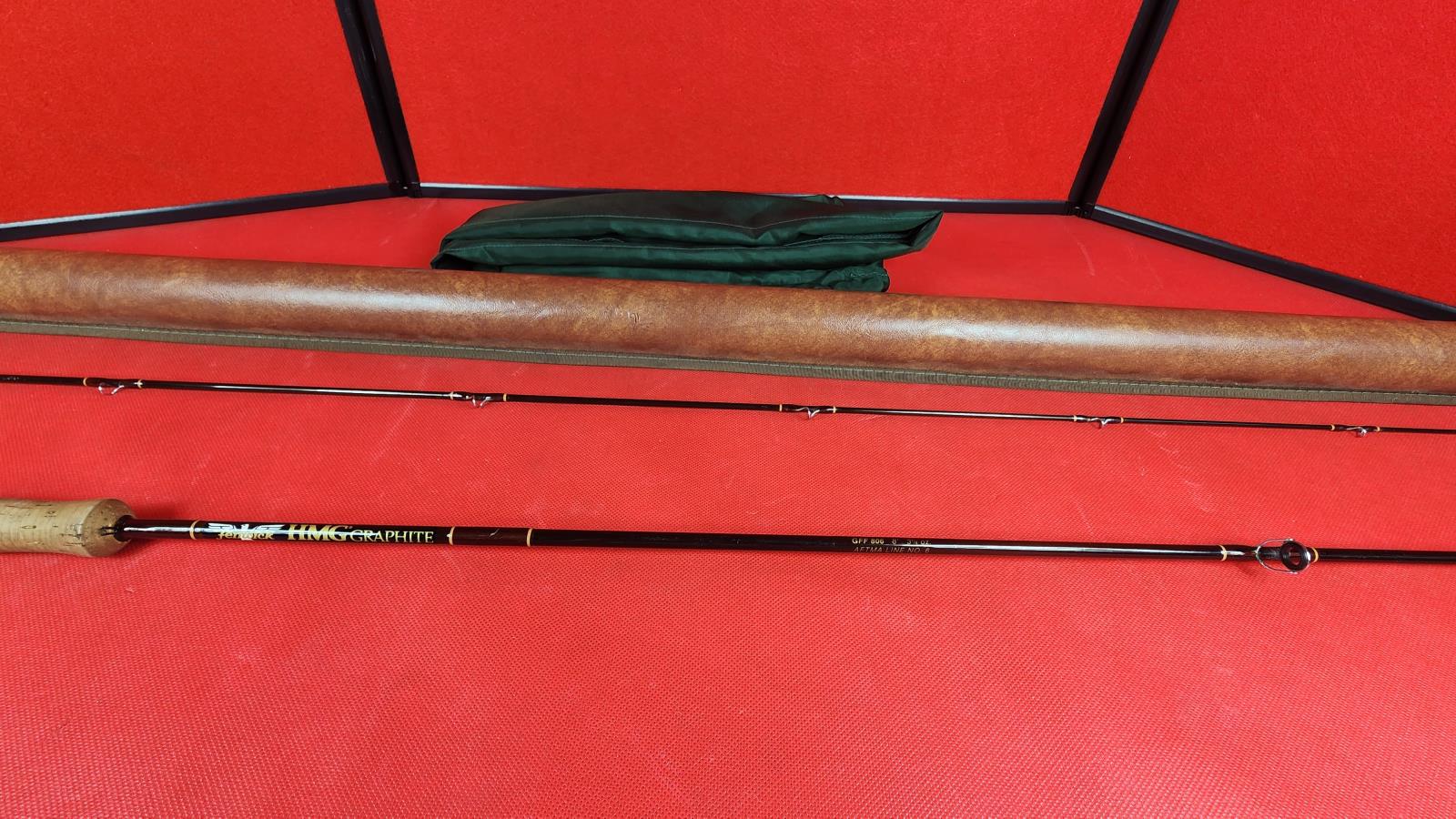 Fenwick Fly Fishing Rod HMG Graphite GFF 806 8' 3 1/8 oz. AFTMA LINE NO6 &  Case