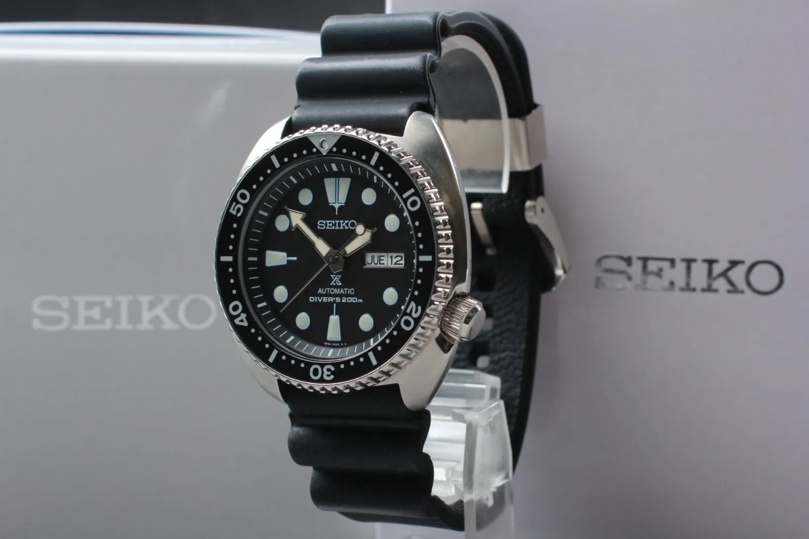 Box [MINT] SEIKO Prospex 4R36-04Y0 Divers Black Dial Men's